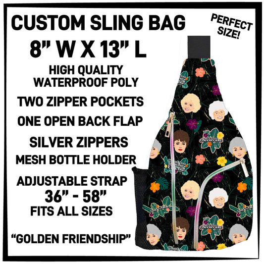 RTS - Golden Friendship Sling Bag