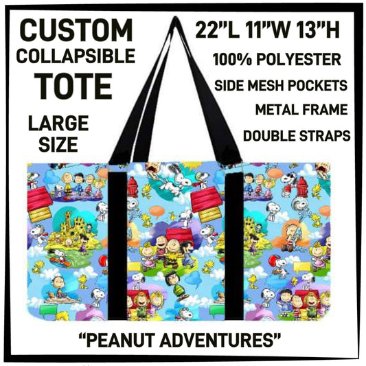 RTS - Peanut Adventures Collapsible Tote