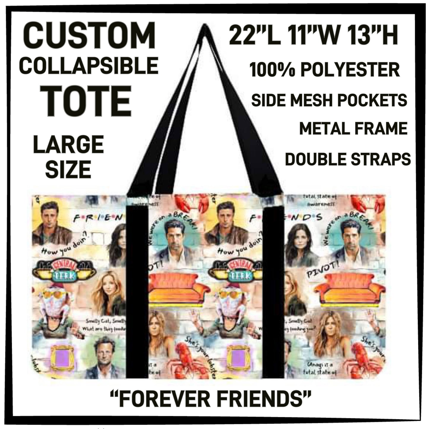 RTS - Forever Friends Collapsible Tote