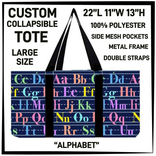 RTS - Alphabet Collapsible Tote