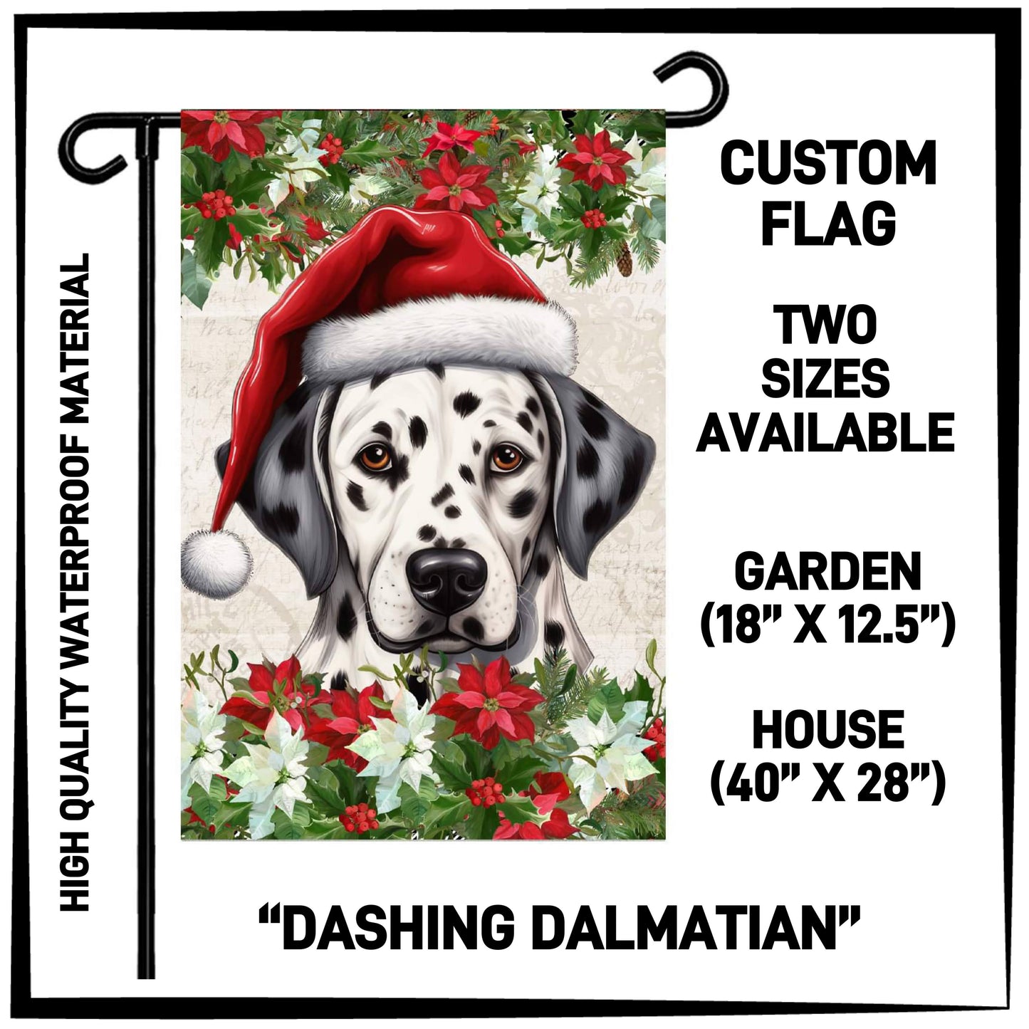 RTS - Dashing Dalmatian Custom Flag