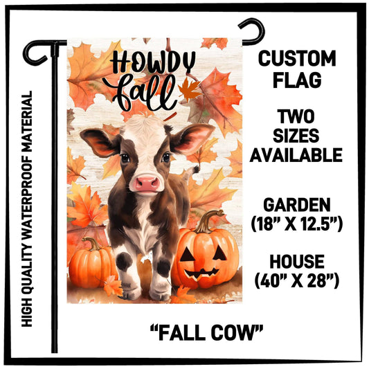 RTS - Fall Cow Garden Flag
