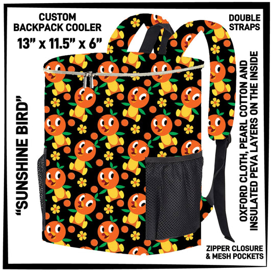 RTS - Sunshine Bird Backpack Cooler