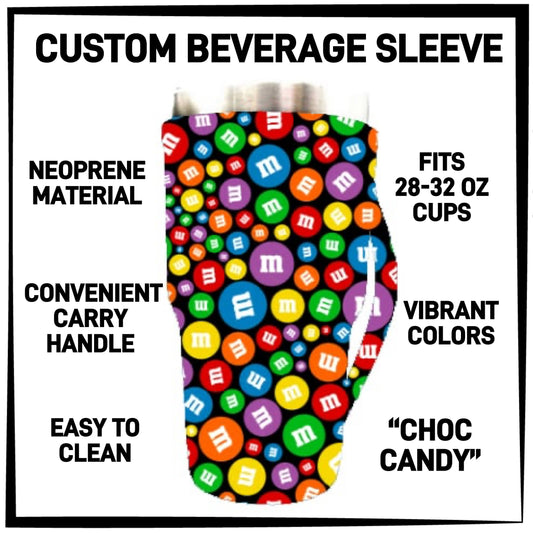 RTS - Choc Candy 28-32oz Beverage Sleeves