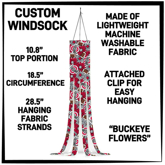 RTS - Buckeye Flowers Windsock