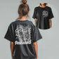 I HAD NO IDEA-SINGLE COLOR-DOUBLE SIDED TEE