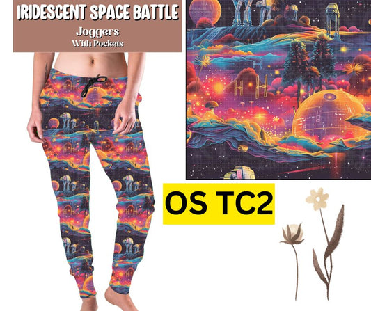 Iridescent Space Battle Joggers