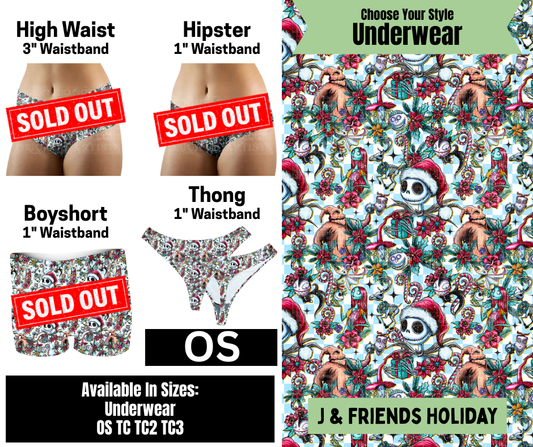 J & Friends Holiday Thong Underwear