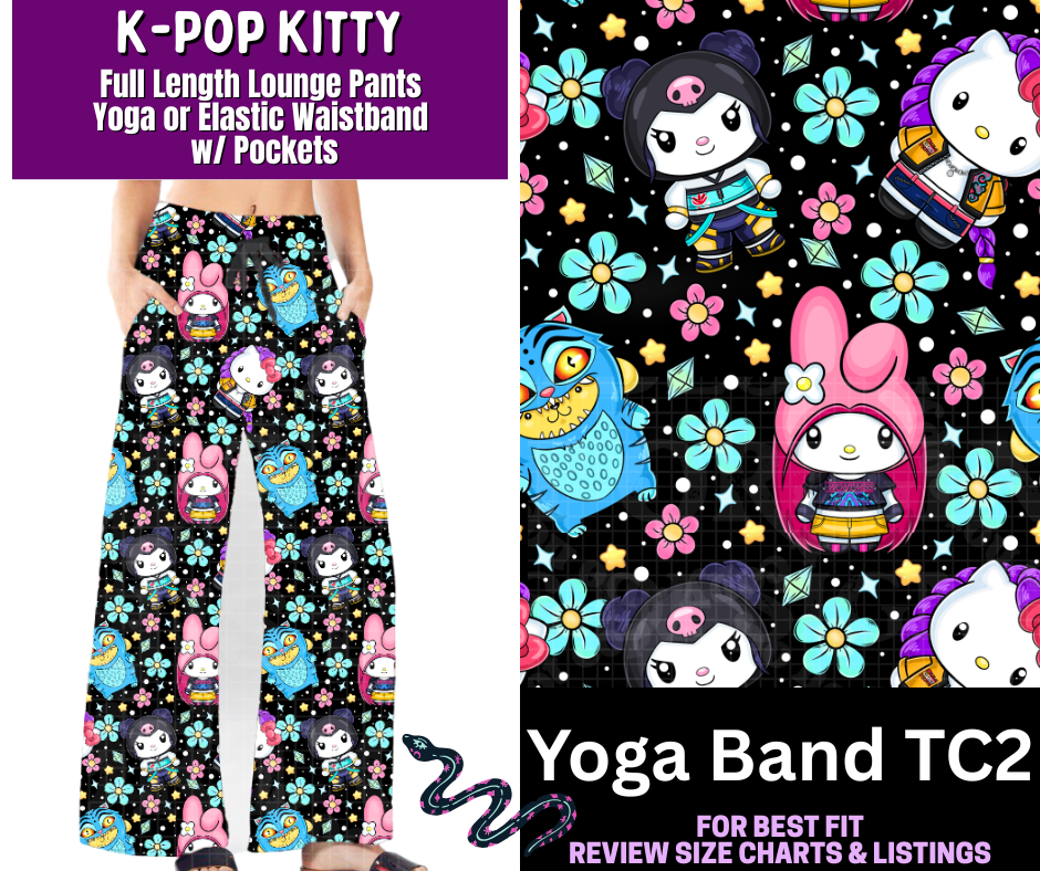 K-Pop Kitty Full Length Lounge Pants