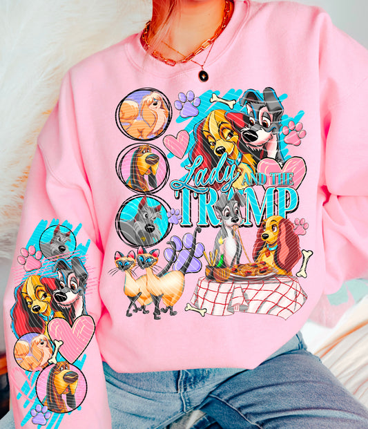 TRAMP SWEATSHIRT W/ SLEEVE PRINT