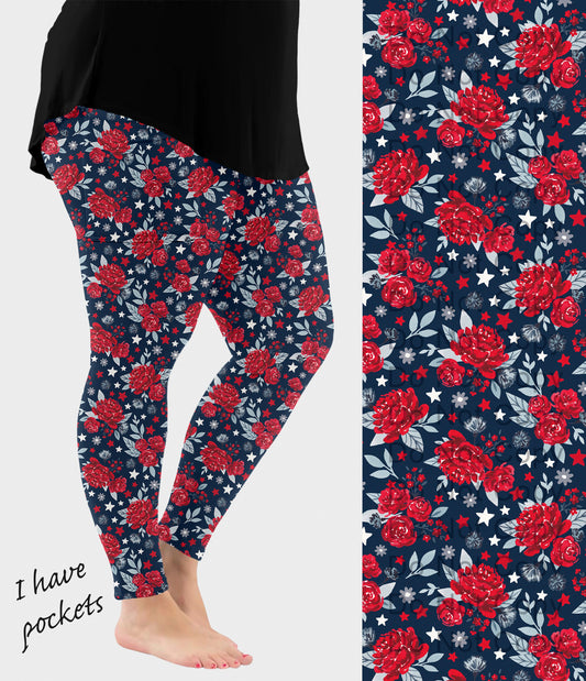 RTS - Liberty Floral Leggings w/ Pockets