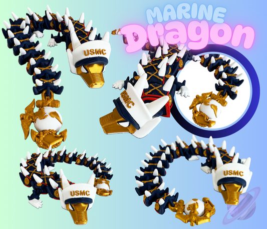 3D PRINTED MARINE DRAGON