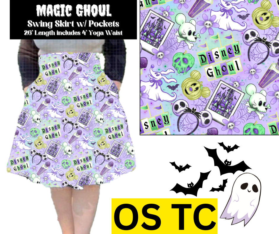 Magic Ghoul Swing Skirt