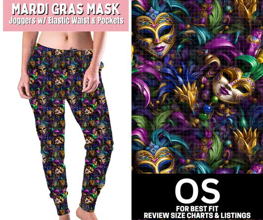 Mardi Gras Mask Joggers