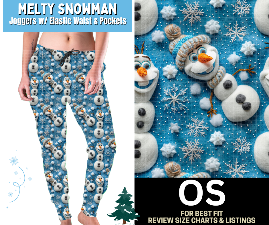 Melty Snowman Joggers