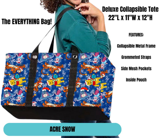 Acre Snow Collapsible Tote