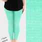 RTS - Mint Sparkle Leggings w/ Pockets