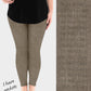 RTS - Mocha Faux Denim Leggings w/ Pockets