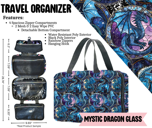 Mystic Dragon Glass Travel Organizer
