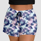 RTS - Navy Pink Tie Dye Jogger Shorts