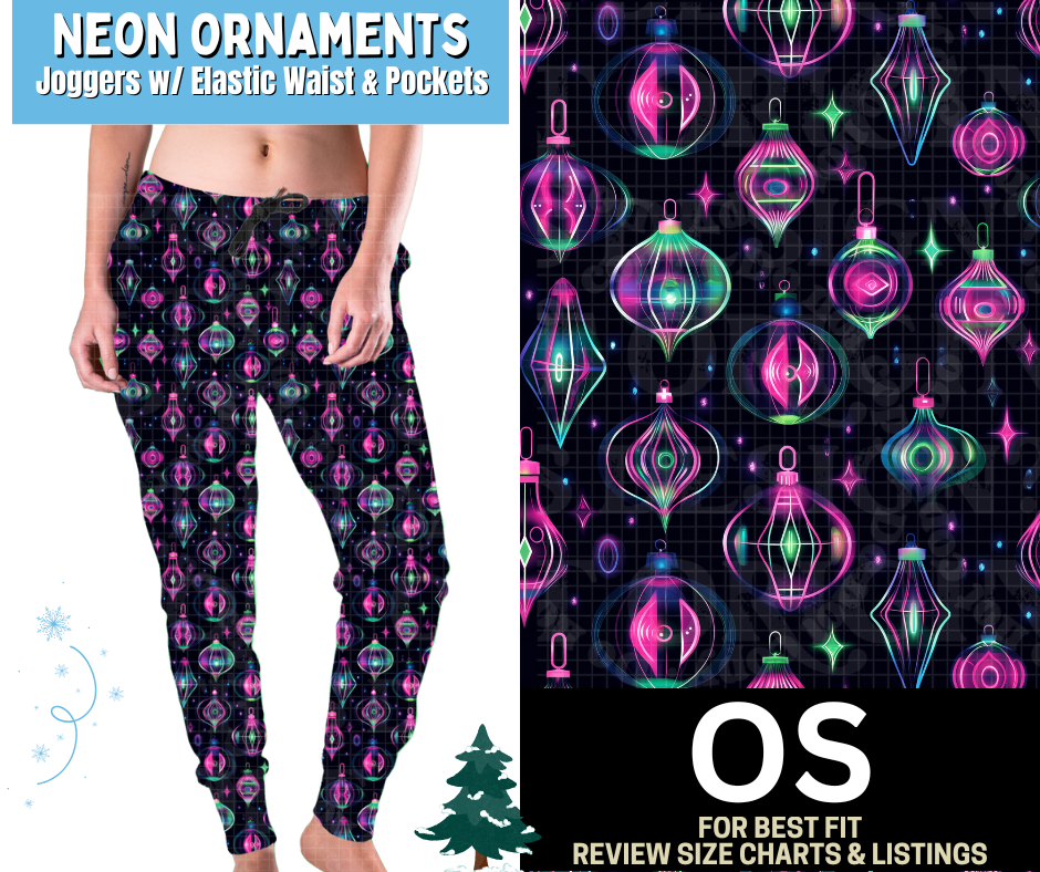 Neon Ornaments Joggers