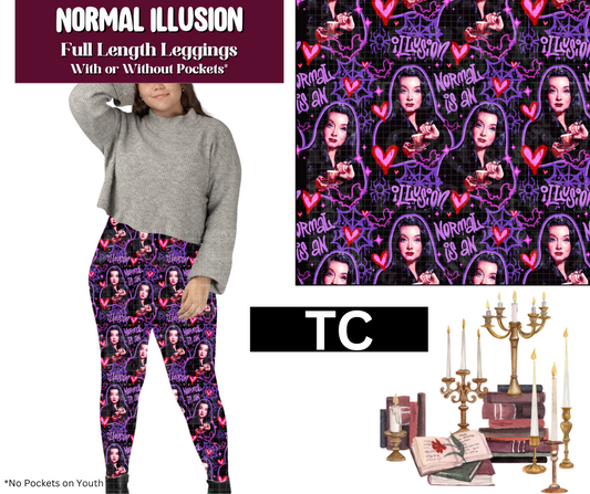 Normal Illusion Full Length Leggings w/ Pockets