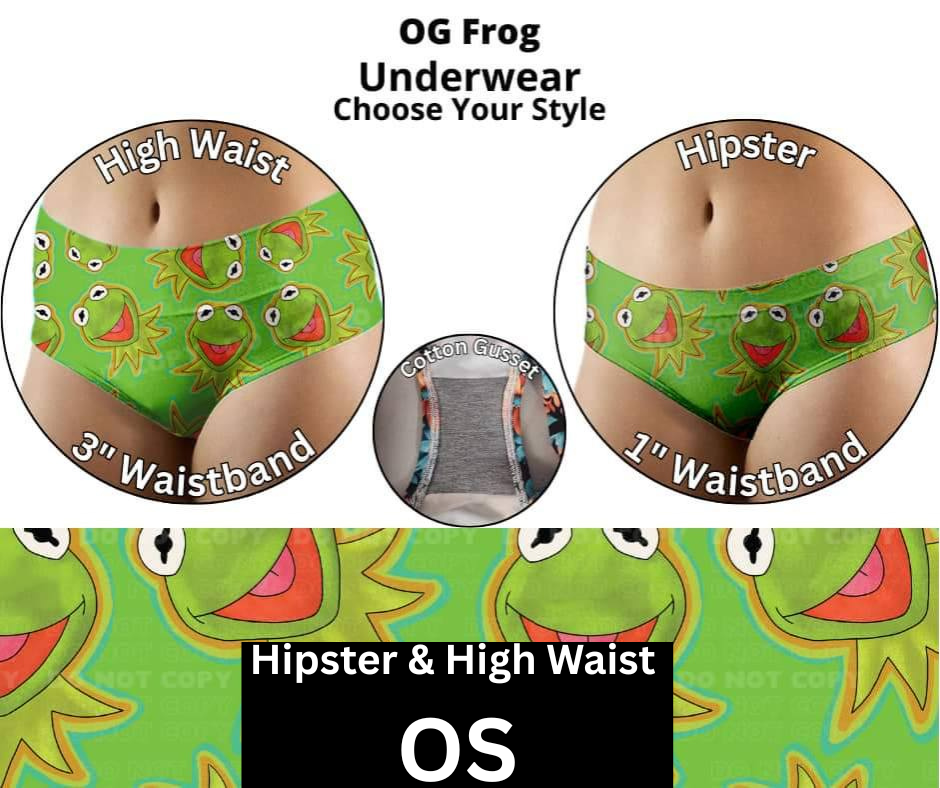 OG Frog Hipster & High Waist Underwear