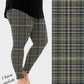 RTS - Olive Plaid Leggings w/ Pockets