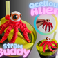 OCELLOUS ALIEN-3D PRINTED STRAW BUDDY