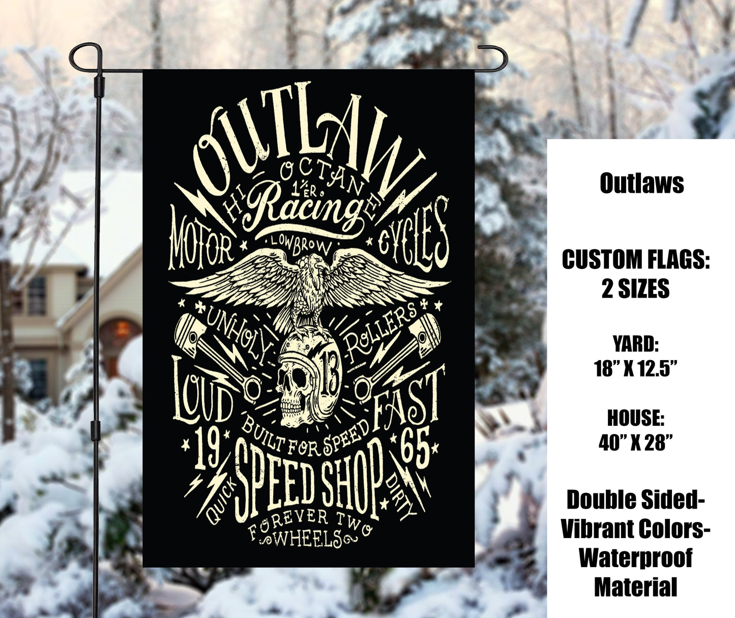 Outlaws Garden Flags - Preorder Closes 9/29