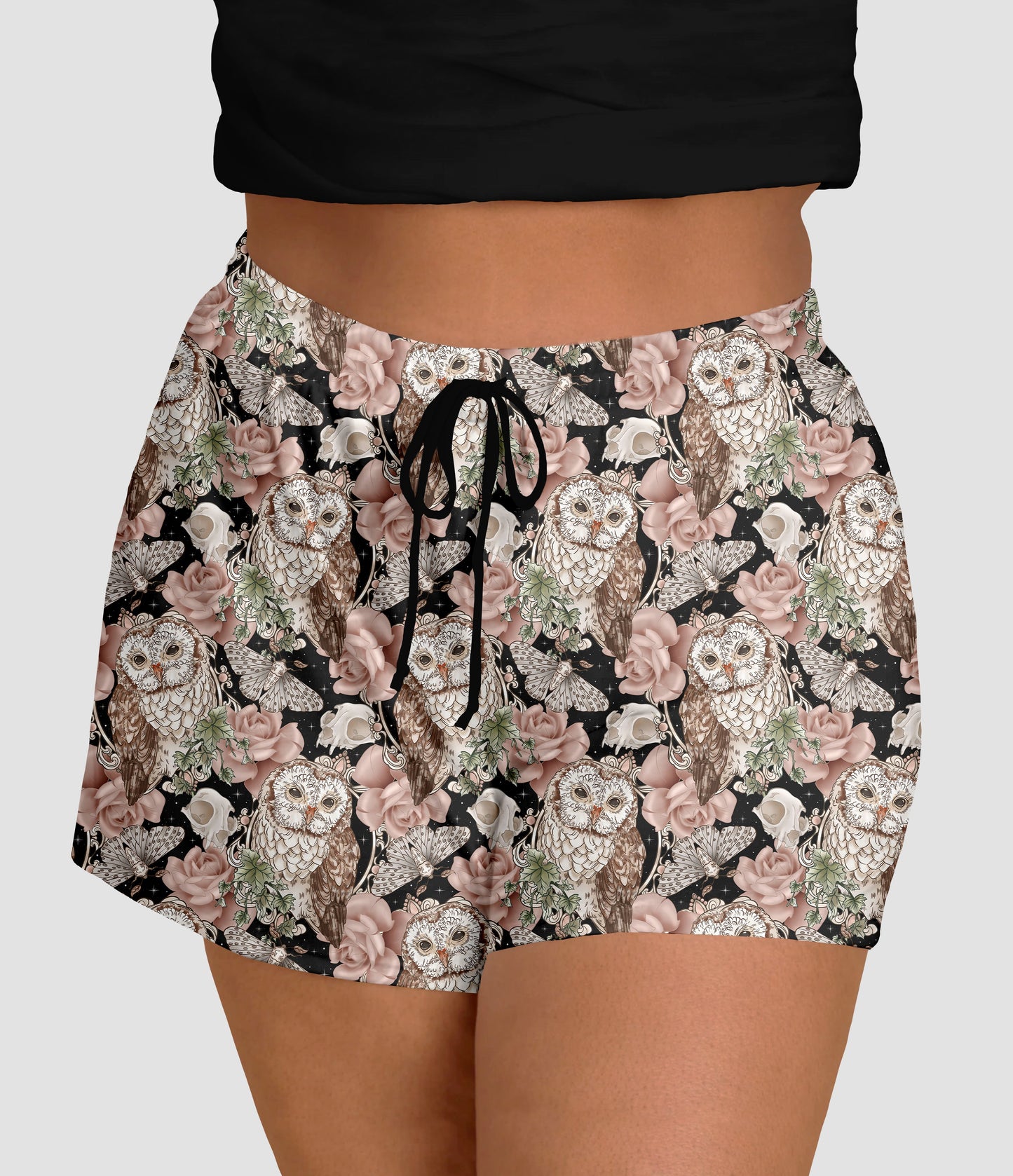 RTS - Owl of the Night Jogger Shorts with Pockets