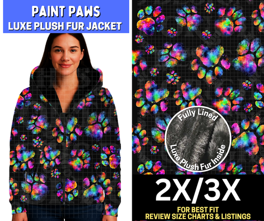 Paint Paws Luxe Fur Jacket