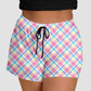 RTS - Pastel Plaid Jogger Shorts