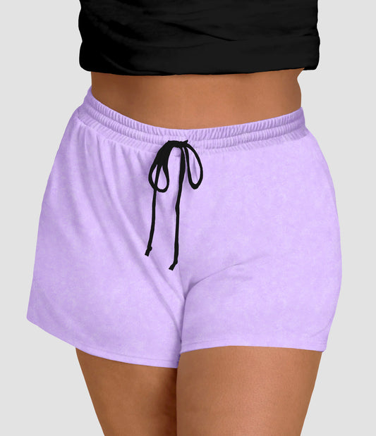 RTS - Lilac Jogger Shorts