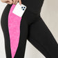 RTS - Pink Fusion Leggings w/ Triangle Sport Pockets