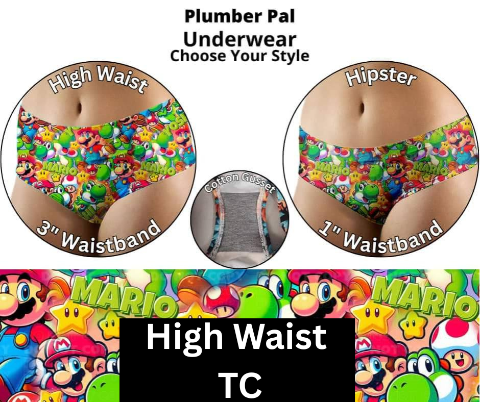 Plumber Pal High Waist Underwear