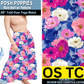 Posh Poppies Maxi Skirt
