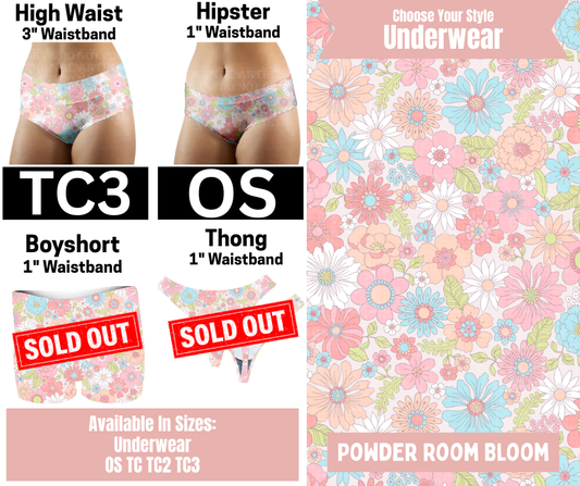 Powder Room Bloom Hipster, High Waist Underwear