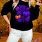 FALLING LEAVES-PUMPKIN LEAF-CREWNECK SWEATSHIRT
