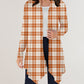 RTS - Pumpkin Patch Plaid Cardigan w/ Pockets