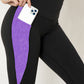 RTS - Purple Passion Leggings w/ Triangle Sport Pockets