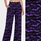 RTS - Purple Grunge Bats Lounge Pants