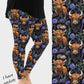 RTS - Purple Highland Cows Leggings w/ Pockets