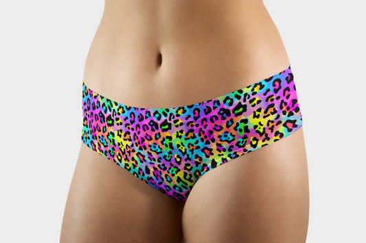 RTS - Rainbow Leopard Hipster/High Waist Panties