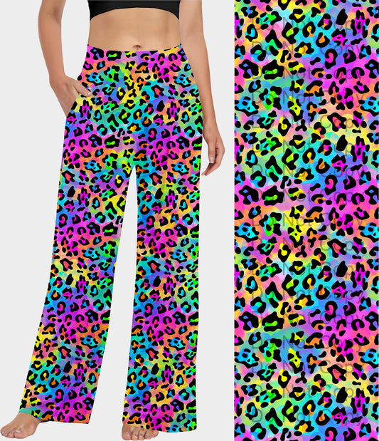 RTS - Rainbow Leopard Lounge Pants