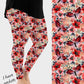 RTS - Red Butterfly Leggings w/ Pockets