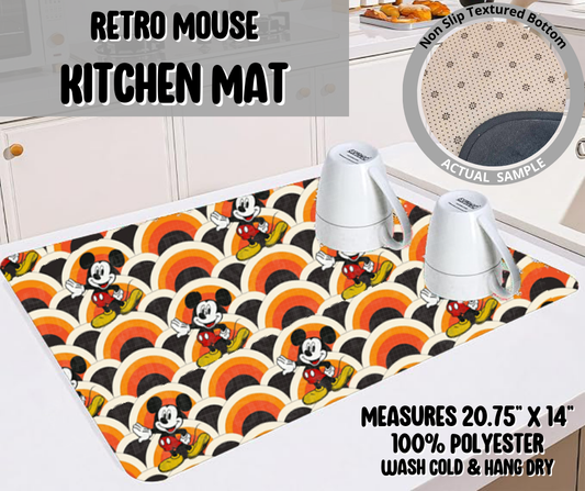 Retro Mouse Kitchen Mat