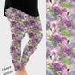 RTS - Rose Flamingo Leggings with Pockets