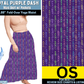 Royal Purple Dash Maxi Skirt