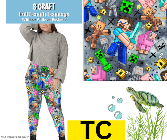 S Craft Full Length Leggings w/ Pockets